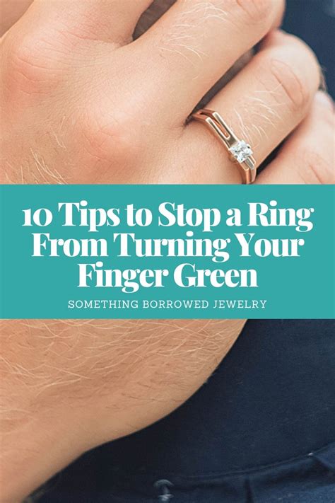 rings turning finger green